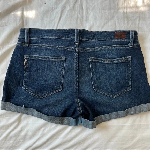 Paige Denim Jimmy Jimmy Short, Dark Wash, Size 27 - Picture 2 of 4